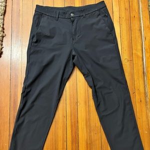 Lululemon commission slim pant dark gray size 33